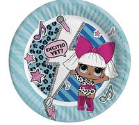 Ciao 23173 Platos de papel Lol Sorpresa! (Ø23 cm), 8 Piezas