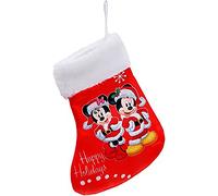 Ciao 90946 Mini Disney Mickey and Minnie - Calcetín navideño, color rojo