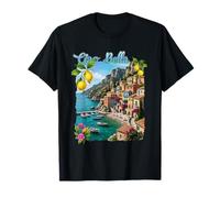 Ciao a Bella Italia Costa de Amalfi Positano Mediterráneo Camiseta