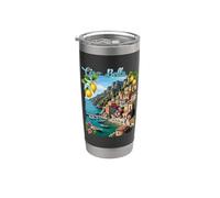 Ciao a Bella Italia Costa de Amalfi Positano Mediterráneo Vaso térmico de acero inoxidable de doble pared