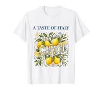Ciao A Taste of Italy Limones La Dolce Vita Gráfico Camiseta