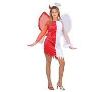 Ciao- Angel Devil Girl ángel diabla disfraz chica mujer adulta (Talla única)