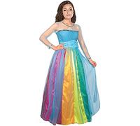 Ciao Barbie Rainbow Princess vestido disfraz original niña (Talla 4-5 años)