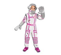 Ciao-Barbie Space Star astronauta disfraz original niña (Talla 4-5 años), estrellas, multicolor, (11559.4-5)