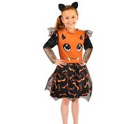 Ciao- Batty pequeña murciélaga disfraz niña (Talla 4-6 años)