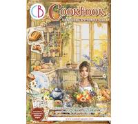 Ciao Bella Diario basura y libro de efemera para manualidades de papel, tarjetas, álbumes de recortes y collage, cartulina de 140 g/m² (libro de cocina)