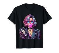 Ciao Bella, diseño retro de la cultura pop, estilo synthwave de los 80 Camiseta