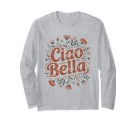 Ciao Bella Italia Estética Retro Minimal Jardín Estilo Manga Larga