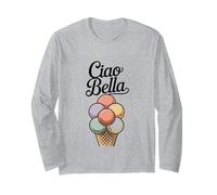 Ciao Bella Italia Gelato Arte Vintage Manga Larga