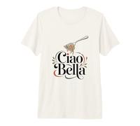 Ciao Bella Italia Pasta Arte Vintage Camiseta Premium