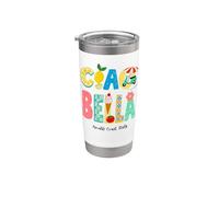 Ciao Bella Italiano Verano Costa Amalfitana Italia Vaso térmico de acero inoxidable de doble pared
