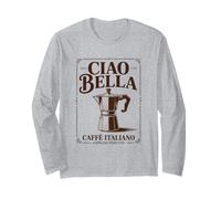 Ciao Bella Moka Italiana Arte Vintage Café Manga Larga