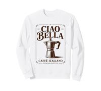 Ciao Bella Moka Italiana Arte Vintage Café Sudadera