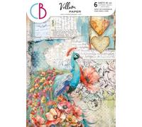 Ciao Bella Papel Vellum Vitela Majestic Dream A4 6 Hojas