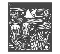 Ciao Bella Plantilla Underwater 22 x 24 cm Summer Breeze diseño plantillas