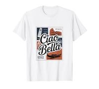 Ciao Bella - Postal Retro Italiana Camiseta