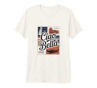 Ciao Bella - Postal Retro Italiana Camiseta Premium
