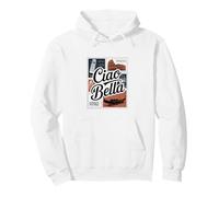 Ciao Bella - Postal Retro Italiana Sudadera con Capucha