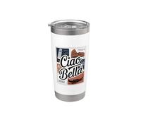 Ciao Bella - Postal retro italiana Vaso térmico de acero inoxidable de doble pared