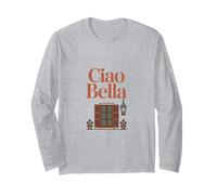Ciao Bella Retro Italia Arte casero Manga Larga