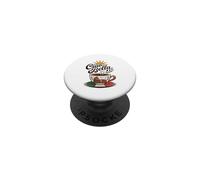 Ciao Bella Roma Café Italiano Vintage Travel Art PopSockets PopGrip Adhesivo
