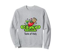Ciao Bella Taste of Italy, diseño ecológico y Divertido para Amantes de la Comida Sudadera