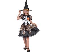 Ciao- Bruja Brujita Skully disfraz niña (Talla 5-7 años)