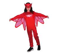 Ciao Buhita Owlette disfraz niña original PJ Masks (Talla 3-4 años) con máscara