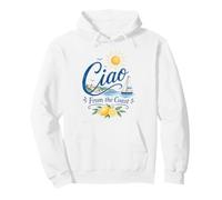 Ciao Desde la Costa Estética Italiana de Verano Sudadera con Capucha