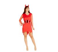 Ciao- Devil Girl diabla disfraz chica mujer adulta (Talla única)