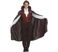 Ciao Disfraz 16175 para adulto, hombre, negro, rojo, talla XL