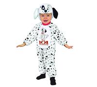 Ciao-Disney Dalmata disfraz mono baby (6-12 meses), color blanco, (11246.6-12)