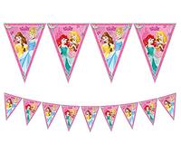 Ciao Folat B.V. - Procos 85013 - Guirnalda de banderines de princesas Disney Dreaming (2,3 m), rosa