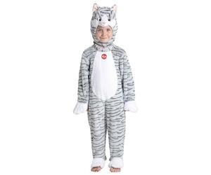Ciao- Gatita Gatito Gato Bebe Pequeño Kitty mono peluche baby disfraz original Trudi (Talla 1-2 años)