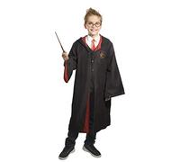 Ciao-Harry Potter Deluxe Disfraz niño Original (Talla 7-9 años) con Emblema Bordado y Varita, Multicolor, (11728.7-9)