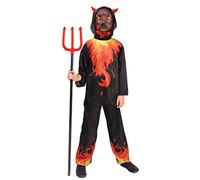 Ciao-13048.5-7 Demonio del infierno Disfraces, multicolor, 5-7 anni (13048.5-7)