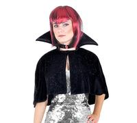 Ciao Lady Vampiro Capa de encogimiento de hombros con cuello y collar