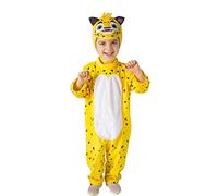 Ciao - Leo leopardo pequeño cachorro mono peluche niño disfraz original Leo & Tig (Talla 3-4 años)