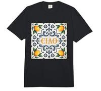 Ciao Limón Patrón Italiano Azulejo Mediterráneo Citrus Comfort Colors Adult Heavyweight T-Shirt
