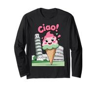 ¡Ciao! Lindo Italiano Gelati Coliseo Roma Niños Niños o Niñas Manga Larga