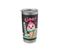 ¡Ciao! Lindo Italiano Gelati Coliseo Roma Niños Niños o Niñas Vaso térmico de acero inoxidable de doble pared