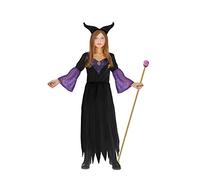 Ciao Maleficent Maléfica Disguise, liso, color negro, púrpura, 7-10 años (16230.7-10)