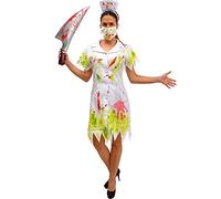 Ciao- Toxic Disfraz Adulto Nurse Disguise, Multicolor, Talla única (62195)