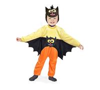 Ciao- Murciélago Pequeño Funny Bat disfraz mono baby (Talla 2-3 años)