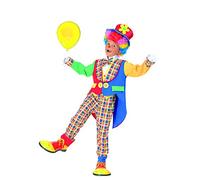 Ciao Niños Clown Pagliaccio Monello Costume Bambino (taglia 4-6 Anni) Disfraces Not Applicable, Multicolor, 4-6 Anni