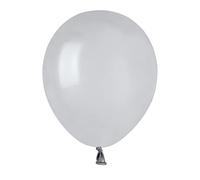 Ciao - Paquete 100 globos en latex natural Premium Quality A50 (Ø 13cm / 5"), gris