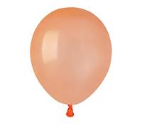 Ciao - Paquete 100 globos en latex natural Premium Quality A50 (Ø 13cm / 5"), rosa melocoton