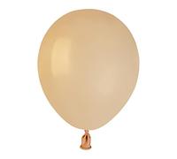 Ciao - Paquete 100 globos en latex natural Premium Quality A50 (Ø 13cm / 5"), rosa polvos