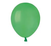 Ciao - Paquete 100 globos en latex natural Premium Quality A50 (Ø 13cm / 5"), verde