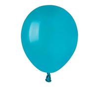 Ciao Paquete 100 globos en latex natural Premium Quality A50 (Ø 13cm / 5"), verde turquesa